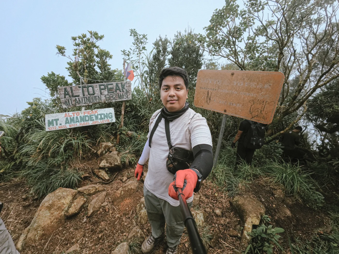Blaze hiking at Alto Peak in Leyte