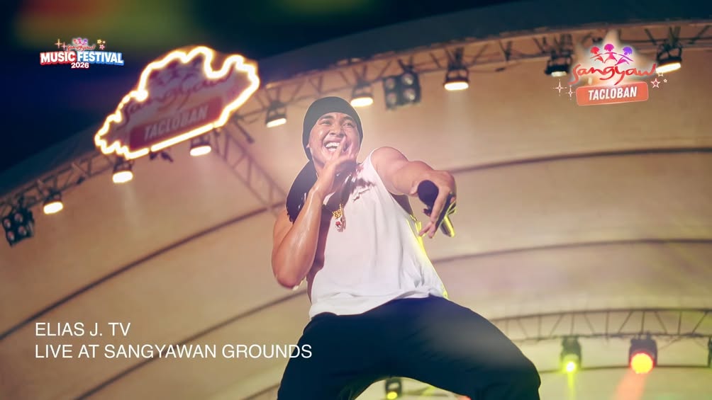 Elias J. TV performing at the Sangyaw Music Festival 2026