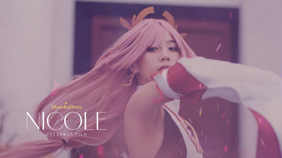 Nicole in a cinematic frame from her Blaze Kultura predebut film