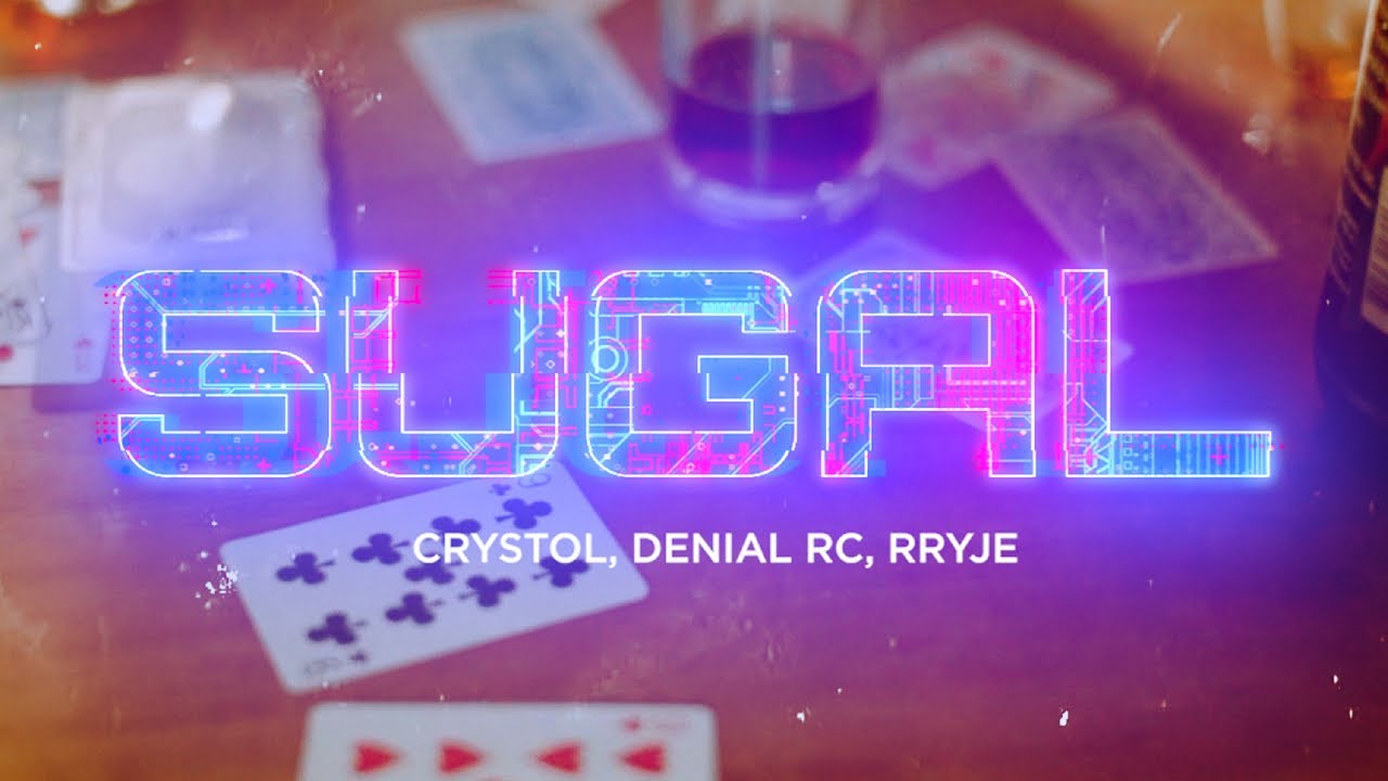 Sugal title over a card table in the official music video